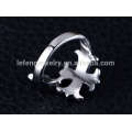 Antike Silber Gothic Ring Schmuck, Punk Rock Ringe